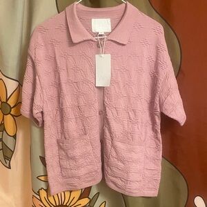 NWT ZARA textured sweater cardigan